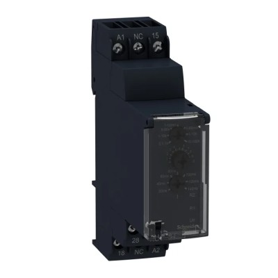 Schneider Electric Harmony Time Series DIN Rail Timer Relay 2-Contact 24 to 240 V dc 230V ac 440V ac RE22R1QMQ