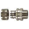 Flexicon Nickel Plated Brass Conduit Fitting 63 mm Nominal Size M63 Thread IP54 Rating FSU63-M63-S