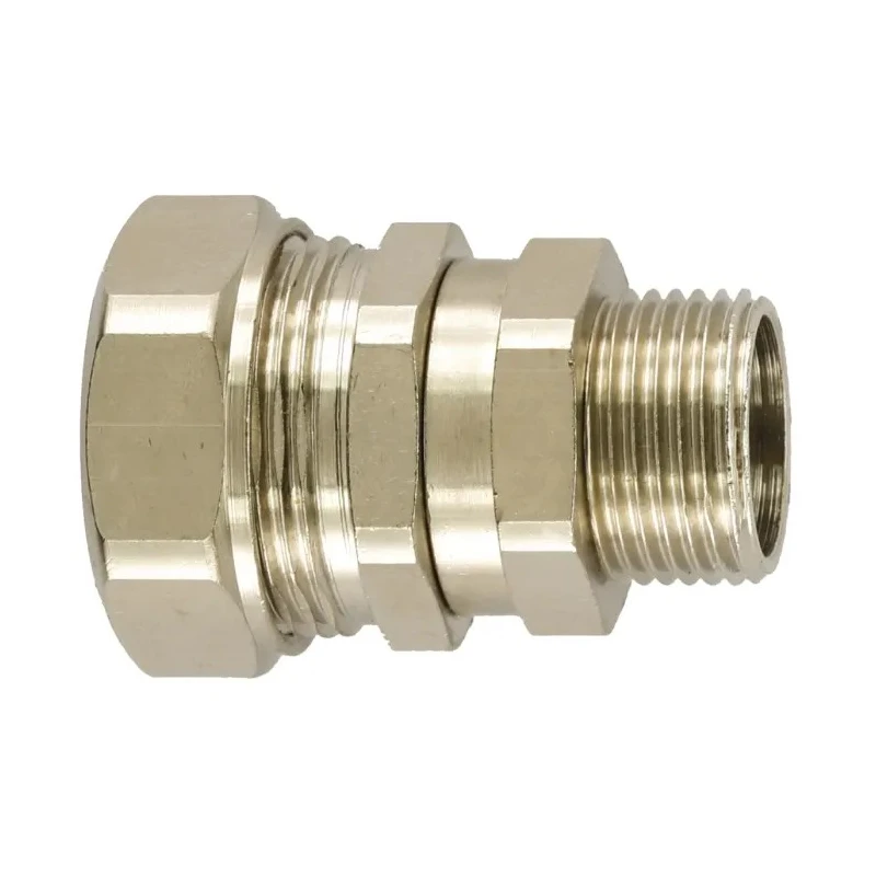 Flexicon Conduit Fitting Nickel Plated Brass 32 mm Nominal Size M16 x 1.5 mm Thread FSU32-M32-C-S