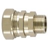 Flexicon Conduit Fitting Nickel Plated Brass 32 mm Nominal Size M16 x 1.5 mm Thread FSU32-M32-C-S