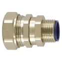 Flexicon Nickel Plated Brass Conduit Fitting, 20 mm Nominal Size, M20 Thread, IP69K/IP66/IP67/IP68 Rated LTP20-M20-S