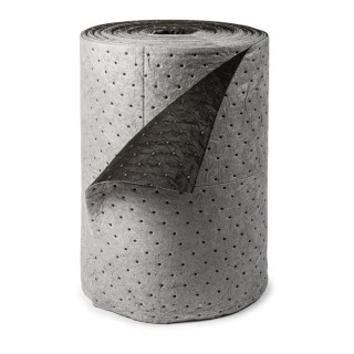 RS PRO Spill Absorbent Roll for Maintenance Use 100L Capacity Black Grey 872-5710