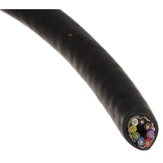 Alpha Wire Xtra-Guard 2 Performance Screened Control Cable 8 Cores 0.56mm² 20 AWG 300V 30m Polyvinyl 25468 BK005