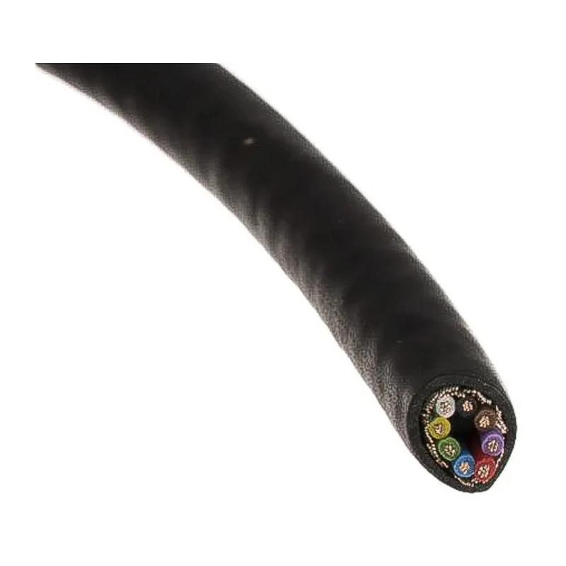 Alpha Wire Xtra-Guard 2 Performance Screened Control Cable 8 Cores 0.56mm² 20 AWG 300V 30m Polyvinyl 25468 BK005