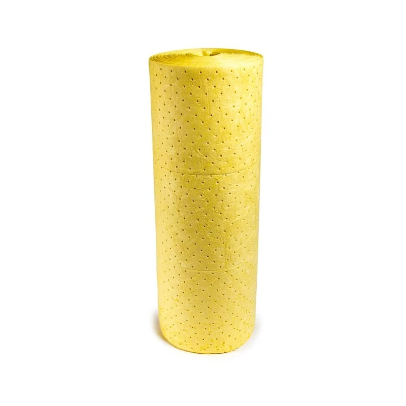 RS PRO Spill Absorbent Roll for Chemical Use Yellow, 144 L Capacity, 365mm x 900mm, Model 872-5732