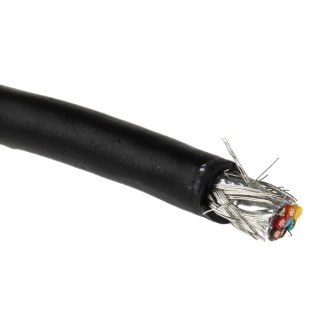 Alpha Wire Xtra-Guard 2 Performance Cable Control Cable 6 Cores 0.35mm² 22 AWG Screened Armoured 300V 30m 25106 BK005