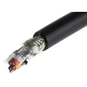 Alpha Wire Xtra-Guard 2 Performance Screened Control Cable 4 Cores 0.35mm² 22 AWG 30m Black Polyvinyl 25104 BK005