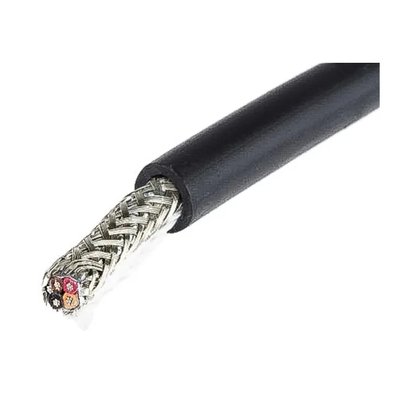 Alpha Wire Xtra-Guard 2 Performance Screened Control Cable 4 Cores 0.35mm² 22 AWG 30m Black Polyvinyl 25104 BK005