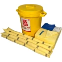 RS PRO 80 L Chemical Spill Kit with 80L Absorbent Capacity, Static Bin, 750mm Height 580mm Width 500mm Length 872-5776