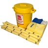 RS PRO 80 L Chemical Spill Kit with 80L Absorbent Capacity, Static Bin, 750mm Height 580mm Width 500mm Length 872-5776