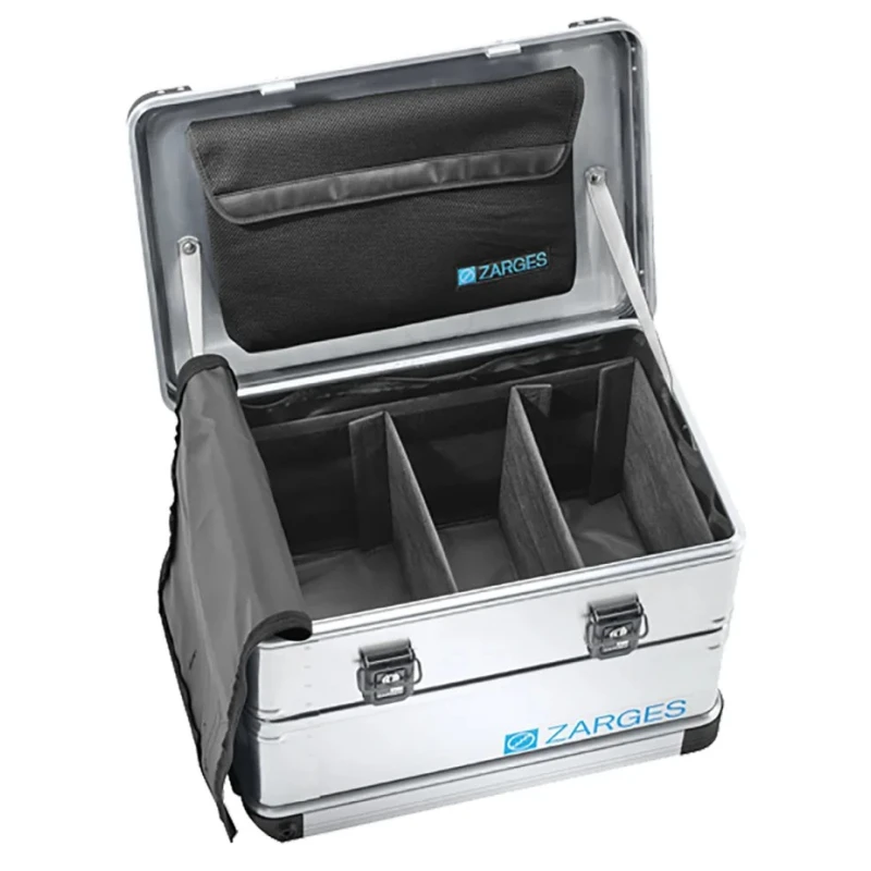 Zarges Internal Storage Bag for 41813 Removable Compartment Organizer Bag, Water Repellent, Flexible Velcro Dividers 41826
