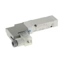 SMC Pneumatic Solenoid/Pilot-Operated Control Valve 1/4 in Rc Threaded Port 24V DC 0.35W SY5000 