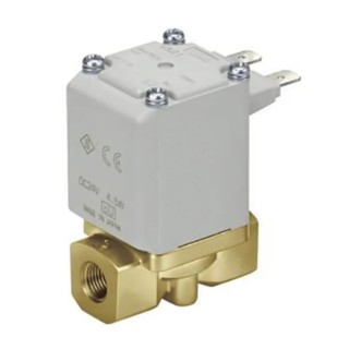 SMC Industrial Brass 2-Port Normally Closed Solenoid Valve 230V AC VXD233CLA