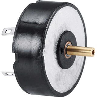 Faulhaber Brushed DC Motor, 0.15 W, 6V DC, 0.35 mNm Torque, 2500 rpm, 1.5 mm Shaft Diameter, Flange Mount 1506N006SR