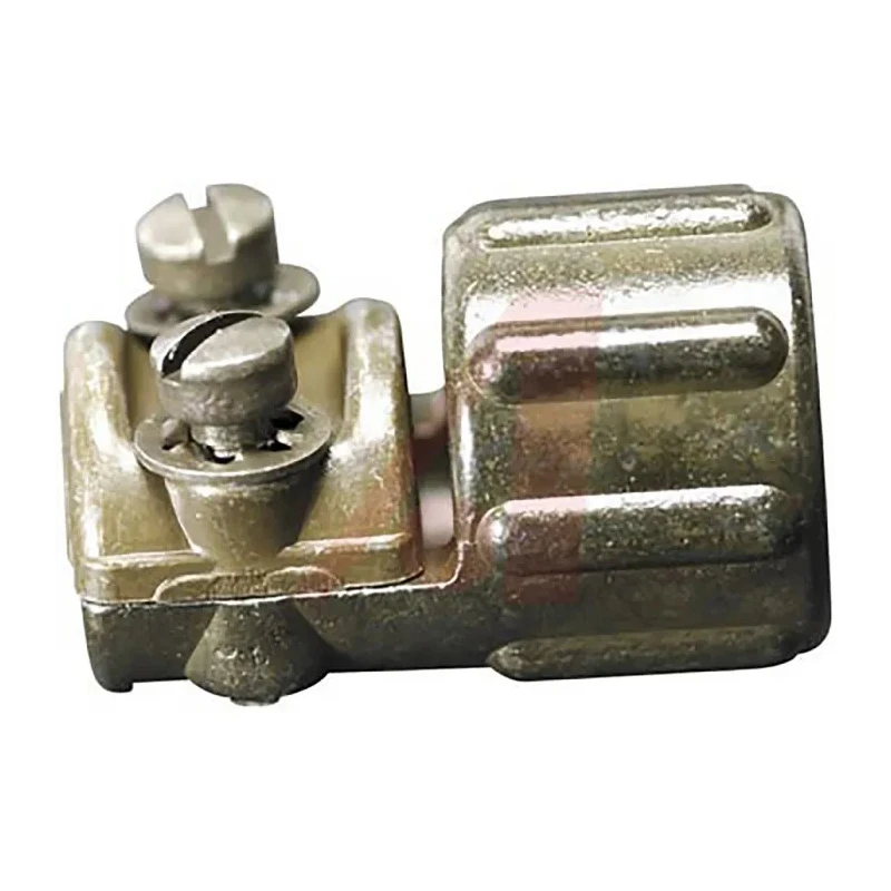 Amphenol Industrial 97 Series 10S, 8S Straight Cable Clamp Strain Relief Zinc Alloy Housing Grey 1/2 in-28 Thread 97-3057-3