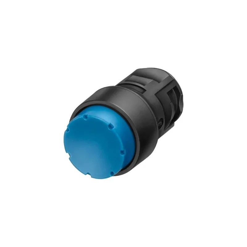 Siemens Push Button Switch Momentary Operation, Front Mount, Round Actuator, 16 mm Cutout, IP65 3SB2000-0LB01