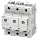 Siemens 63A Bottle Fuse Holder Plastic Body 3-Pole Vertical Mount 400V AC 5SG7133