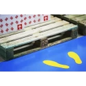 RS PRO Floor Sign Hazard Warning Sign Self-Adhesive Polyvinyl Chloride 300mm x 100mm 10 Pcs 873-5928