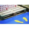 RS PRO Floor Sign Hazard Warning Sign Self-Adhesive Polyvinyl Chloride 300mm x 100mm 10 Pcs 873-5928
