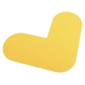 RS PRO Floor Sign Hazard Warning Self-Adhesive L Shaped PVC Yellow 200mm x 200mm 873-5912