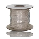 RS PRO White 0.33 mm² 22 AWG Hook Up Wire, 7/0.25 mm Core Strands, 100 m Length, Polyvinyl Chloride Insulation 873-9977