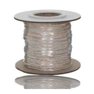 RS PRO White 0.33 mm² 22 AWG Hook Up Wire, 7/0.25 mm Core Strands, 100 m Length, Polyvinyl Chloride Insulation 873-9977