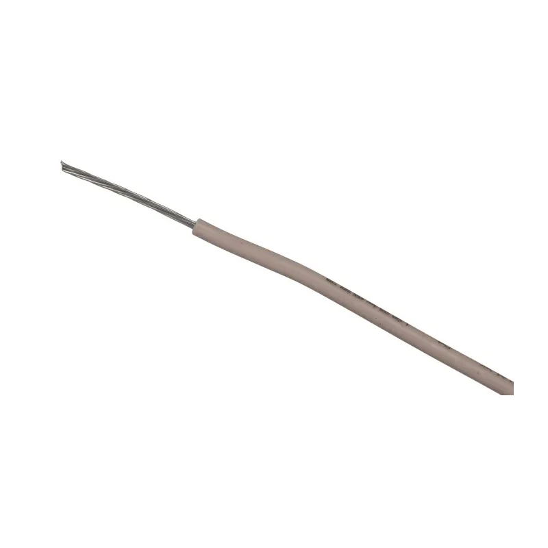 RS PRO White 0.33 mm² 22 AWG Hook Up Wire, 7/0.25 mm Core Strands, 100 m Length, Polyvinyl Chloride Insulation 873-9977