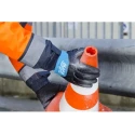 Mapa Blue Nitrile Coated Work Gloves, Size 8, Heat Resistant, EN 388 Certified 700
