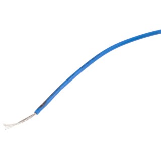 RS PRO Blue 0.13 mm² Hook Up Wire, 26 AWG, 7/0.16 mm Core Strands, 100 m, Polyvinyl Chloride 874-0400
