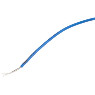 RS PRO Blue 0.13 mm² Hook Up Wire, 26 AWG, 7/0.16 mm Core Strands, 100 m, Polyvinyl Chloride 874-0400