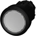 Siemens SIRIUS ACT 3SU10 Series Clear Momentary Push Button Head, 22 mm Cutout, IP66 IP67 IP69K 3SU1000-0AB70-0AA0