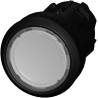 Siemens SIRIUS ACT 3SU10 Series Clear Momentary Push Button Head, 22 mm Cutout, IP66 IP67 IP69K 3SU1000-0AB70-0AA0