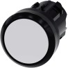 Siemens SIRIUS ACT 3SU10 Series White Momentary Push Button Head 22 mm Cutout IP69K, IP67, IP66 3SU1000-0AB60-0AA0