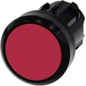 Siemens SIRIUS ACT 3SU10 Series Red Momentary Push Button Head, 22 mm Cutout, IP67 IP66 IP69K 3SU1000-0AB20-0AA0