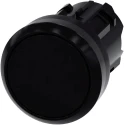 Siemens SIRIUS ACT 3SU10 Series Black Latching Push Button Head, 22 mm Cutout Diameter, IP69K IP67 IP66 3SU1000-0AA10-0AA0