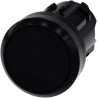 Siemens SIRIUS ACT 3SU10 Series Black Latching Push Button Head, 22 mm Cutout Diameter, IP69K IP67 IP66 3SU1000-0AA10-0AA0