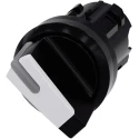 Siemens SIRIUS ACT 3SU1002-2BF60-0AA0 Series 2 Position Illuminated Selector Switch Head, 22 mm Cutout, IP67 IP66 IP69K