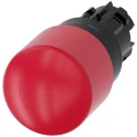 Siemens SIRIUS ACT 3SU10 Series Emergency Stop Push Button Head Twist Release Red 33.8mm Diameter 3SU1000-1GB20-0AA0