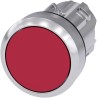 Siemens SIRIUS ACT 3SU10 Series Red Momentary Push Button Head 22 mm Cutout IP66 IP67 IP69K 3SU1050-0AB20-0AA0