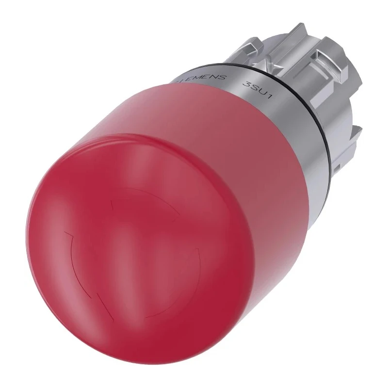 Siemens SIRIUS ACT 3SU10 Series Metal Mushroom Twist Release Emergency Stop Push Button Head 3SU1050-1GB20-0AA0