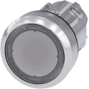 Siemens SIRIUS ACT 3SU10 Series Clear Momentary Push Button Head 22 mm Cutout Metal IP67 IP66 IP69K 3SU1050-0AB70-0AA0