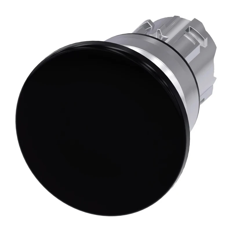 Siemens SIRIUS ACT 3SU10 Series Black Momentary Push Button Head Metal IP69K IP67 IP66 3SU1050-1BD10-0AA0