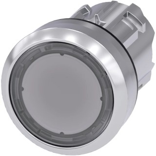 Siemens SIRIUS ACT 3SU10 Series Clear Momentary Push Button Head 22 mm Cutout IP69K IP67 IP66 3SU1051-0AB70-0AA0