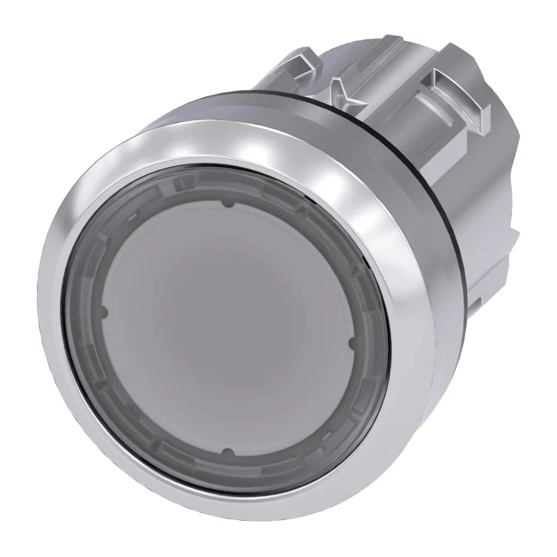 Siemens SIRIUS ACT 3SU10 Series Clear Momentary Push Button Head 22 mm Cutout IP69K IP67 IP66 3SU1051-0AB70-0AA0