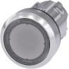 Siemens SIRIUS ACT 3SU10 Series Clear Momentary Push Button Head 22 mm Cutout IP69K IP67 IP66 3SU1051-0AB70-0AA0