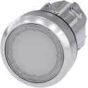 Siemens SIRIUS ACT 3SU10 Series White Momentary Push Button Head, 22 mm Cutout, IP69K, IP66, IP67 3SU1051-0AB60-0AA0