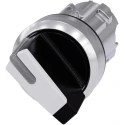Siemens SIRIUS ACT Series 2 Position Illuminated Selector Switch Head, 22 mm Cutout Diameter 3SU1052-2BF60-0AA0