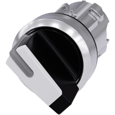 Siemens SIRIUS ACT Series 2 Position Illuminated Selector Switch Head, 22 mm Cutout Diameter 3SU1052-2BF60-0AA0
