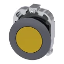 Siemens SIRIUS ACT 3SU10 Series Yellow Latching Push Button Head Metal 30 mm Cutout IP66 IP67 IP69K 3SU1060-0JA30-0AA0