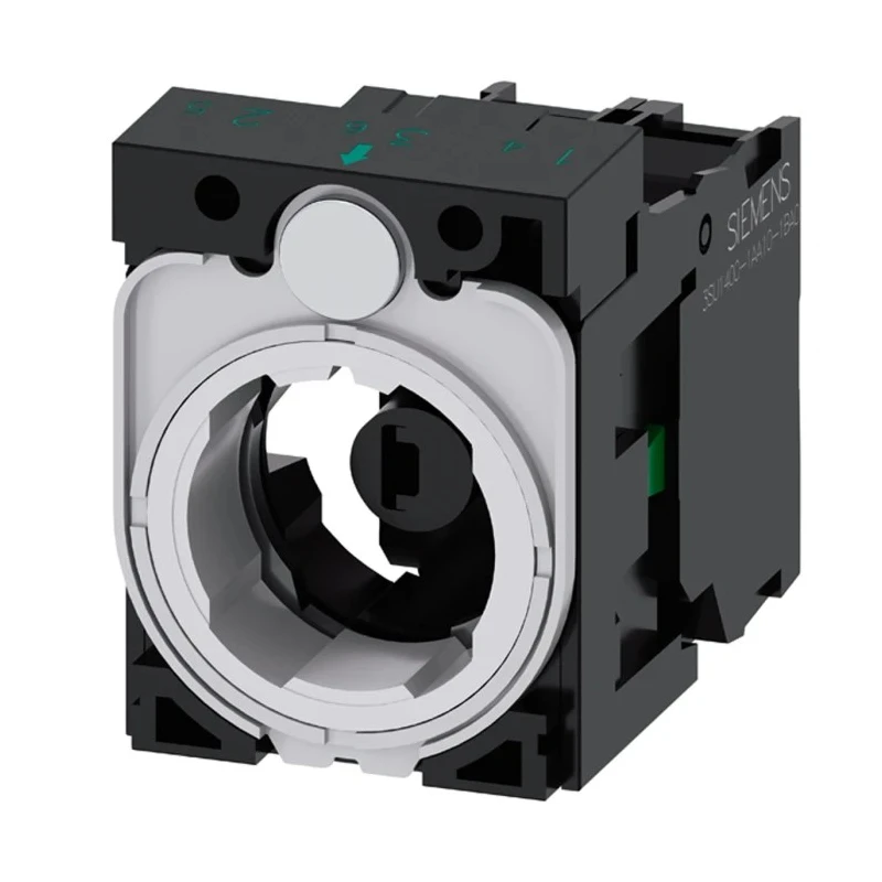 Siemens SIRIUS ACT Contact & Light Block 24 V AC DC, Green LED, 1 NO 3SU1501-1AG40-1BA0